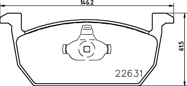 DON PCP1610 - Bremsbelagsatz, Scheibenbremse alexcarstop-ersatzteile.com