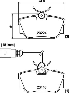 DON PCP1630 - Bremsbelagsatz, Scheibenbremse alexcarstop-ersatzteile.com