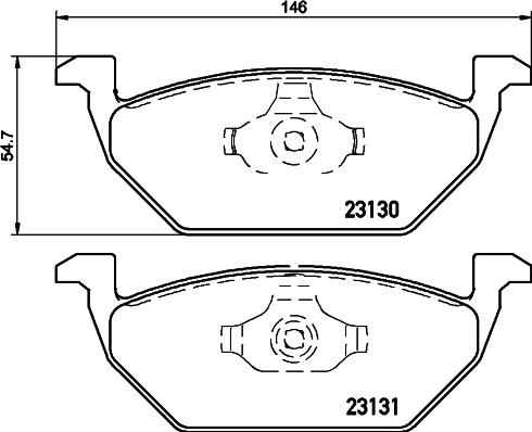 DON PCP1009 - Bremsbelagsatz, Scheibenbremse alexcarstop-ersatzteile.com