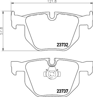 DON PCP1030 - Bremsbelagsatz, Scheibenbremse alexcarstop-ersatzteile.com