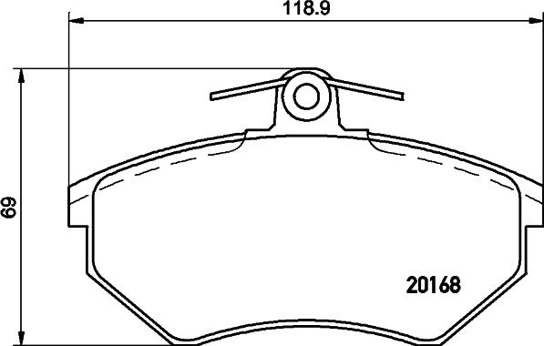 DON PCP1145 - Bremsbelagsatz, Scheibenbremse alexcarstop-ersatzteile.com