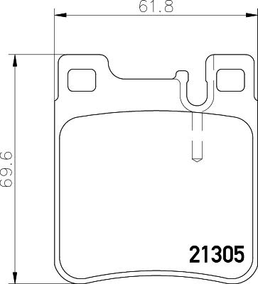 DON PCP1320 - Bremsbelagsatz, Scheibenbremse alexcarstop-ersatzteile.com