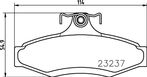 DON PCP1247 - Bremsbelagsatz, Scheibenbremse alexcarstop-ersatzteile.com