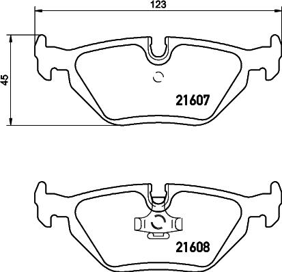 DON PCP1201 - Bremsbelagsatz, Scheibenbremse alexcarstop-ersatzteile.com