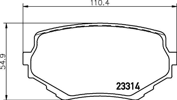 DON PCP1276 - Bremsbelagsatz, Scheibenbremse alexcarstop-ersatzteile.com