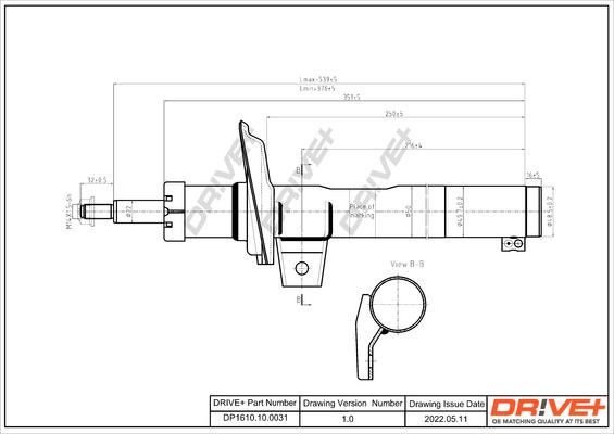 Dr!ve+ DP1610.10.0031 - Stoßdämpfer alexcarstop-ersatzteile.com