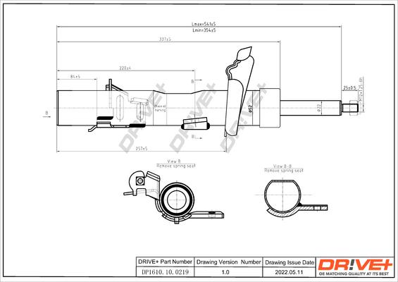 Dr!ve+ DP1610.10.0219 - Stoßdämpfer alexcarstop-ersatzteile.com