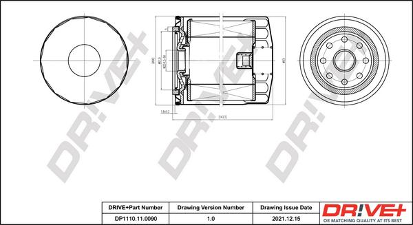 Dr!ve+ DP1110.11.0090 - Ölfilter alexcarstop-ersatzteile.com