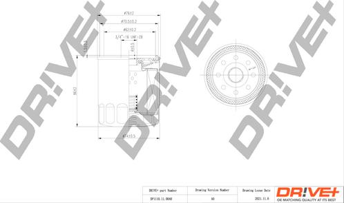 Dr!ve+ DP1110.11.0040 - Ölfilter alexcarstop-ersatzteile.com