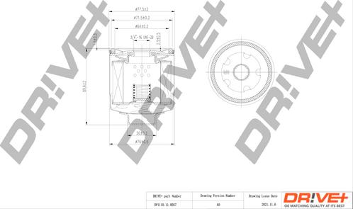 Dr!ve+ DP1110.11.0057 - Ölfilter alexcarstop-ersatzteile.com