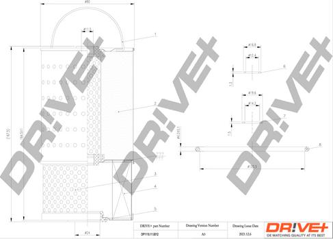 Dr!ve+ DP1110.11.0012 - Ölfilter alexcarstop-ersatzteile.com