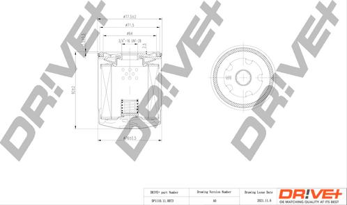 Dr!ve+ DP1110.11.0073 - Ölfilter alexcarstop-ersatzteile.com