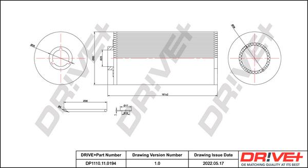 Dr!ve+ DP1110.11.0194 - Ölfilter alexcarstop-ersatzteile.com