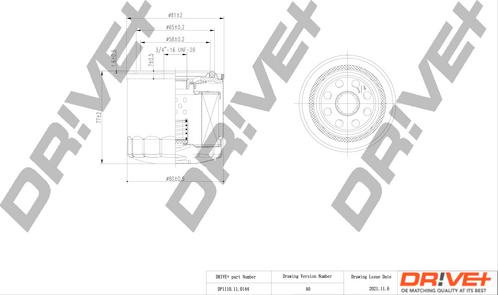 Dr!ve+ DP1110.11.0144 - Ölfilter alexcarstop-ersatzteile.com