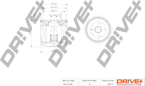 Dr!ve+ DP1110.11.0357 - Ölfilter alexcarstop-ersatzteile.com