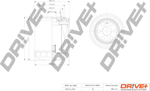 Dr!ve+ DP1110.11.0313 - Ölfilter alexcarstop-ersatzteile.com