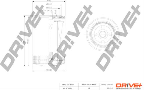 Dr!ve+ DP1110.11.0321 - Ölfilter alexcarstop-ersatzteile.com