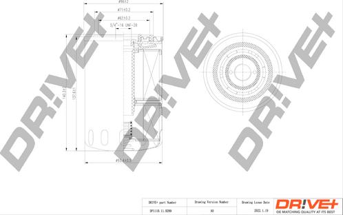 Dr!ve+ DP1110.11.0299 - Ölfilter alexcarstop-ersatzteile.com