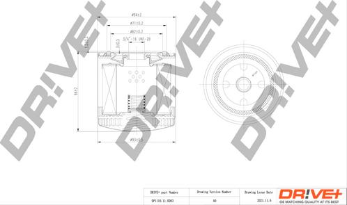 Dr!ve+ DP1110.11.0263 - Ölfilter alexcarstop-ersatzteile.com