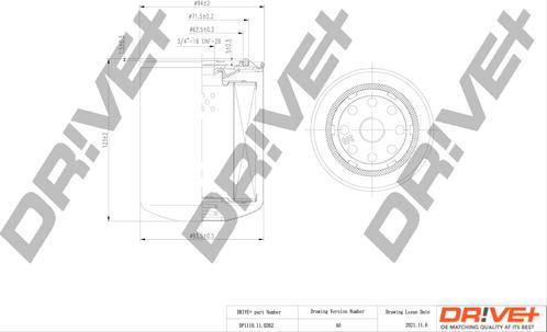 Dr!ve+ DP1110.11.0262 - Ölfilter alexcarstop-ersatzteile.com