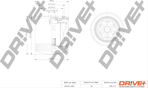 Dr!ve+ DP1110.11.0272 - Ölfilter alexcarstop-ersatzteile.com