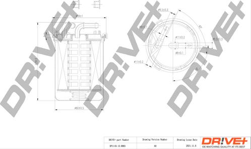 Dr!ve+ DP1110.13.0065 - Kraftstofffilter alexcarstop-ersatzteile.com