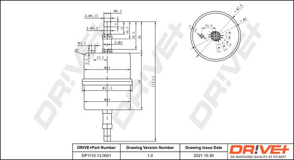 Dr!ve+ DP1110.13.0001 - Kraftstofffilter alexcarstop-ersatzteile.com