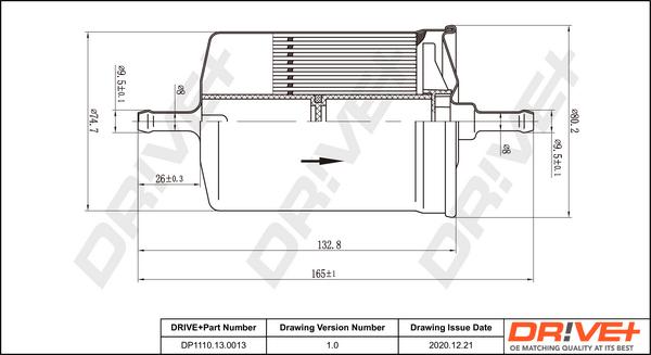 Dr!ve+ DP1110.13.0013 - Kraftstofffilter alexcarstop-ersatzteile.com