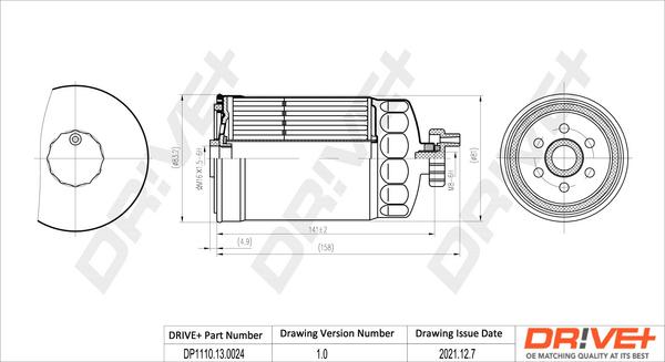 Dr!ve+ DP1110.13.0024 - Kraftstofffilter alexcarstop-ersatzteile.com