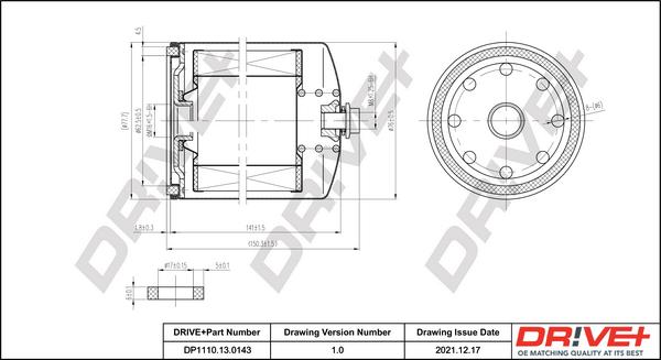 Dr!ve+ DP1110.13.0143 - Kraftstofffilter alexcarstop-ersatzteile.com