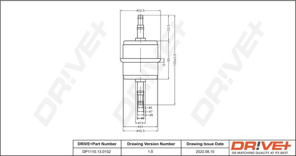 Dr!ve+ DP1110.13.0152 - Kraftstofffilter alexcarstop-ersatzteile.com