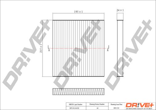 Dr!ve+ DP1110.12.0192 - Filter, Innenraumluft alexcarstop-ersatzteile.com