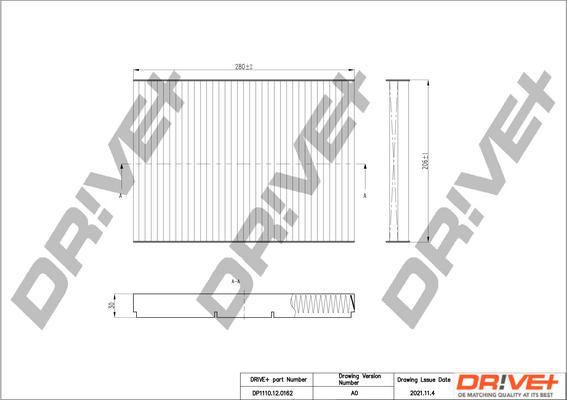 Dr!ve+ DP1110.12.0162 - Filter, Innenraumluft alexcarstop-ersatzteile.com