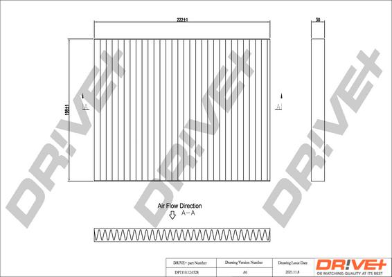 Dr!ve+ DP1110.12.0328 - Filter, Innenraumluft alexcarstop-ersatzteile.com