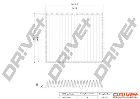 Dr!ve+ DP1110.12.0327 - Filter, Innenraumluft alexcarstop-ersatzteile.com