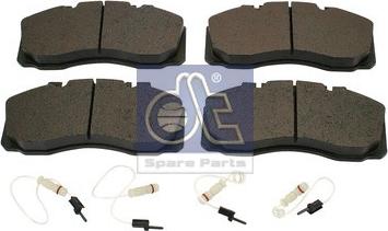 DT Spare Parts 4.90931 - Bremsbelagsatz, Scheibenbremse alexcarstop-ersatzteile.com