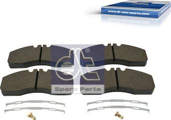 DT Spare Parts 2.94095 - Bremsbelagsatz, Scheibenbremse alexcarstop-ersatzteile.com