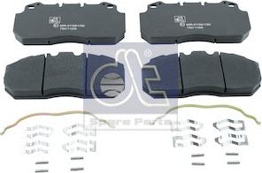 DT Spare Parts 2.94098 - Bremsbelagsatz, Scheibenbremse alexcarstop-ersatzteile.com