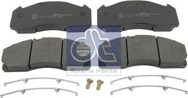 DT Spare Parts 2.94071 - Bremsbelagsatz, Scheibenbremse alexcarstop-ersatzteile.com