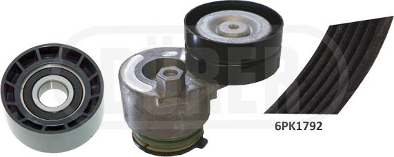 Dürer 263003 - Keilrippenriemensatz alexcarstop-ersatzteile.com