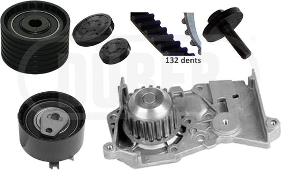 Dürer PA161113 - Wasserpumpe + Zahnriemensatz alexcarstop-ersatzteile.com