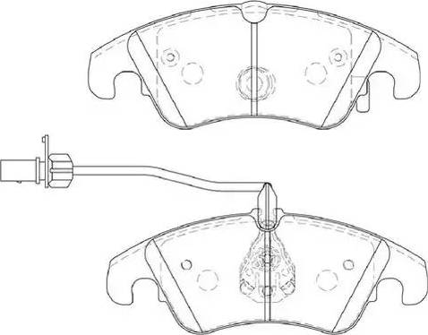 Duron DBP394044 - Bremsbelagsatz, Scheibenbremse alexcarstop-ersatzteile.com