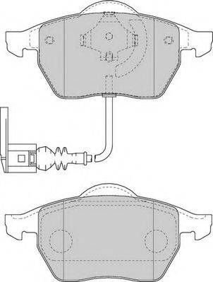 Seat 1J0 698 151 Q - Bremsbelagsatz, Scheibenbremse alexcarstop-ersatzteile.com