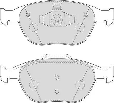 Duron DBP241568 - Bremsbelagsatz, Scheibenbremse alexcarstop-ersatzteile.com