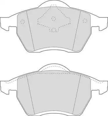 Permafuse PE.0429.1 - Bremsbelagsatz, Scheibenbremse alexcarstop-ersatzteile.com