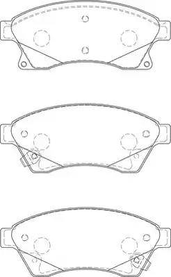 Duron DBP254262 - Bremsbelagsatz, Scheibenbremse alexcarstop-ersatzteile.com