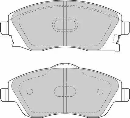 Duron DBP251424 - Bremsbelagsatz, Scheibenbremse alexcarstop-ersatzteile.com