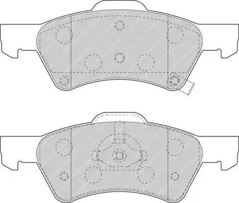 Duron DBP251510 - Bremsbelagsatz, Scheibenbremse alexcarstop-ersatzteile.com