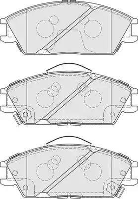 Duron DBP260435 - Bremsbelagsatz, Scheibenbremse alexcarstop-ersatzteile.com