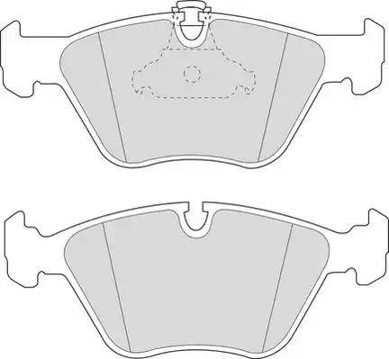 Duron DBP211073 - Bremsbelagsatz, Scheibenbremse alexcarstop-ersatzteile.com